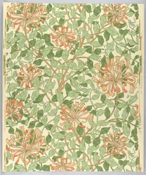 Parete laterale, Caprifoglio, 1883